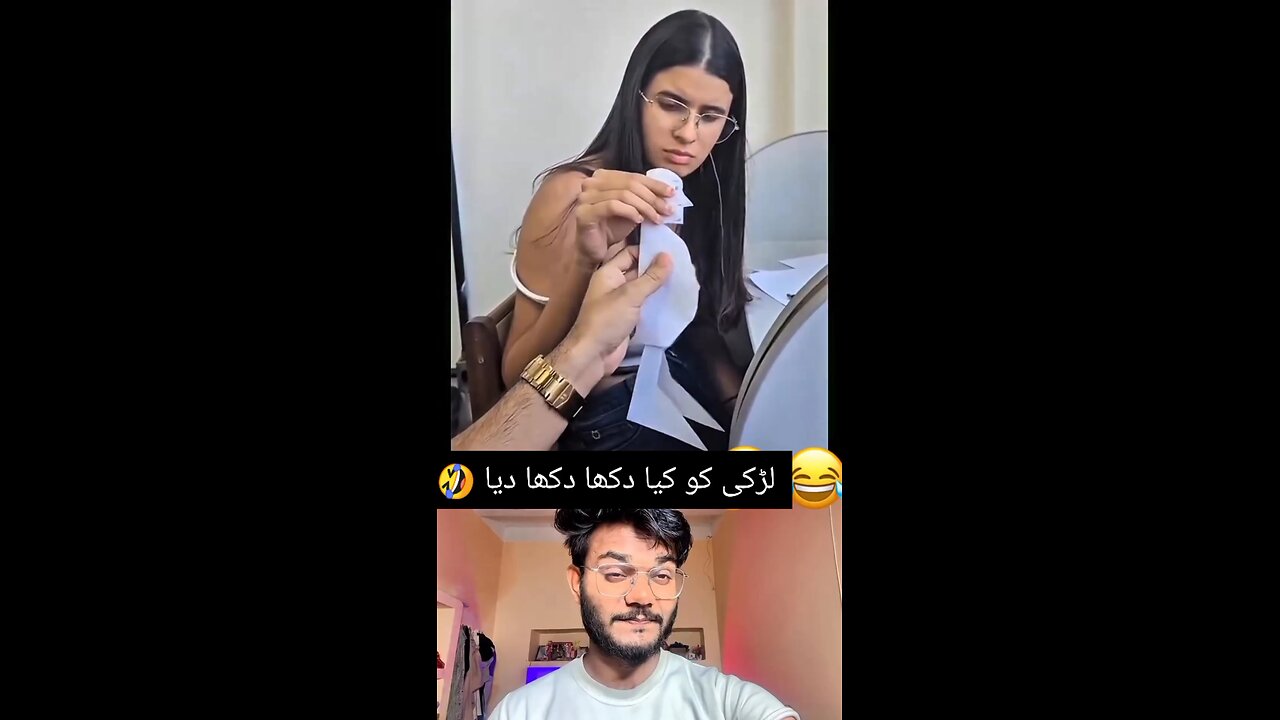 prank with girl