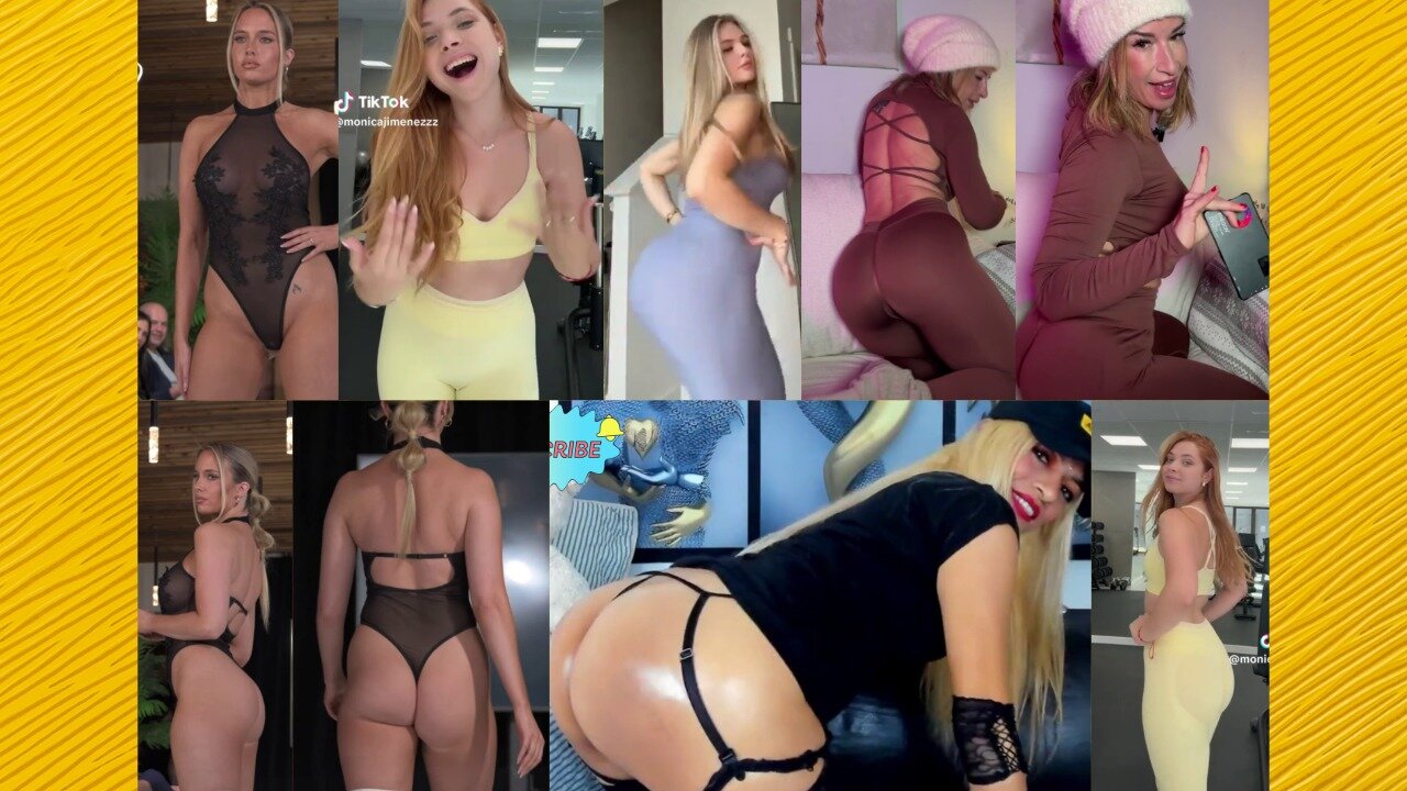 Ass compilation - Big bank tiktok challenge ❤️ClipchampGirls 2025