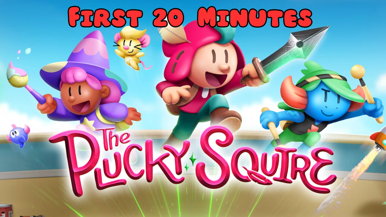 The Plucky Squire - First 20 Minutes (No Commentary Gameplay)