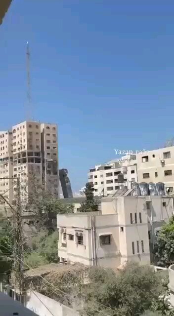 Another Gaza City terrorist building bites the dust ♥️🇮🇱💯