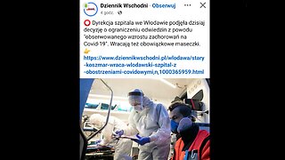 Powrót pandemii? Szpital w woj. lubelskim ogranicza odwiedziny ze względu na covid 19. Wracają też obowiązkowe Maseczki.