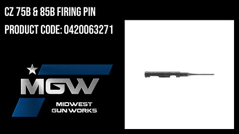 CZ 75B & 85B Firing Pin - 0420063271