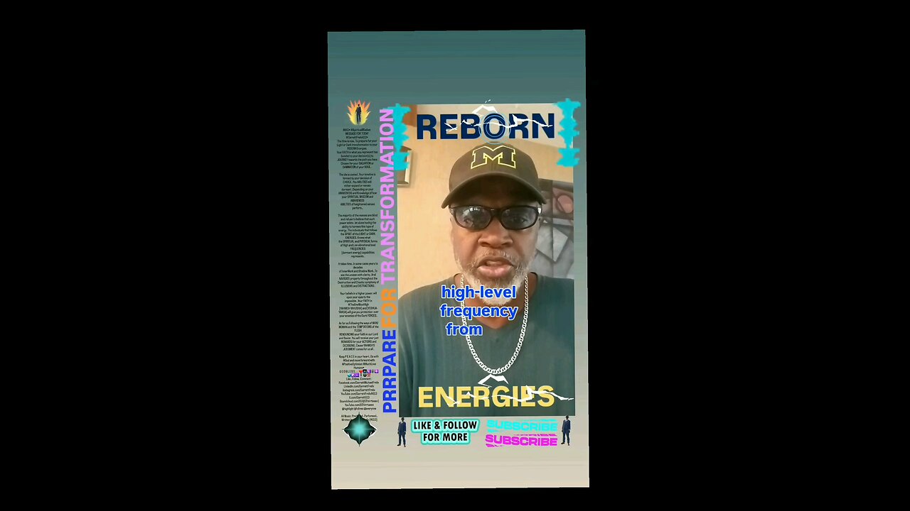 ▪︎REBORN ENERGIES/PREPARE FOR TRANSFORMATION▪︎