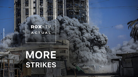 ROX• TV | Israel bomb Gaza today forcing people to evacuate