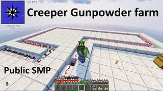 Reptoid demonstrates how to best use his Creeper Gunpowder farm