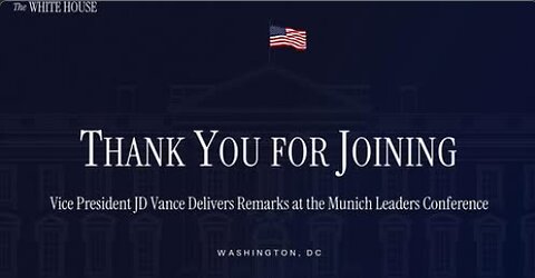 Vice President JD Vance Delivers Remarks at the Munich Leaders Conference