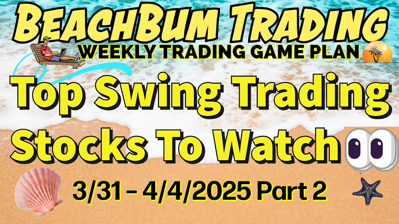 Top Swing Trading Stocks to Watch 👀 | 3/31 – 4/4/25 | AEHR AMZY APLY TSLY WEAT FBY SWK SWKS & More