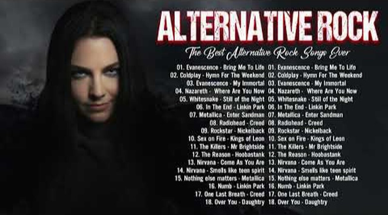 Alternative Rock Of The 2000s 🔥 Evanescence, Linkin park, Creed, AudioSlave, Hinder 🔥 Rock Music