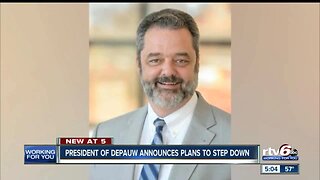 May 13, 2019 - DePauw University President Mark McCoy Announces Resignation