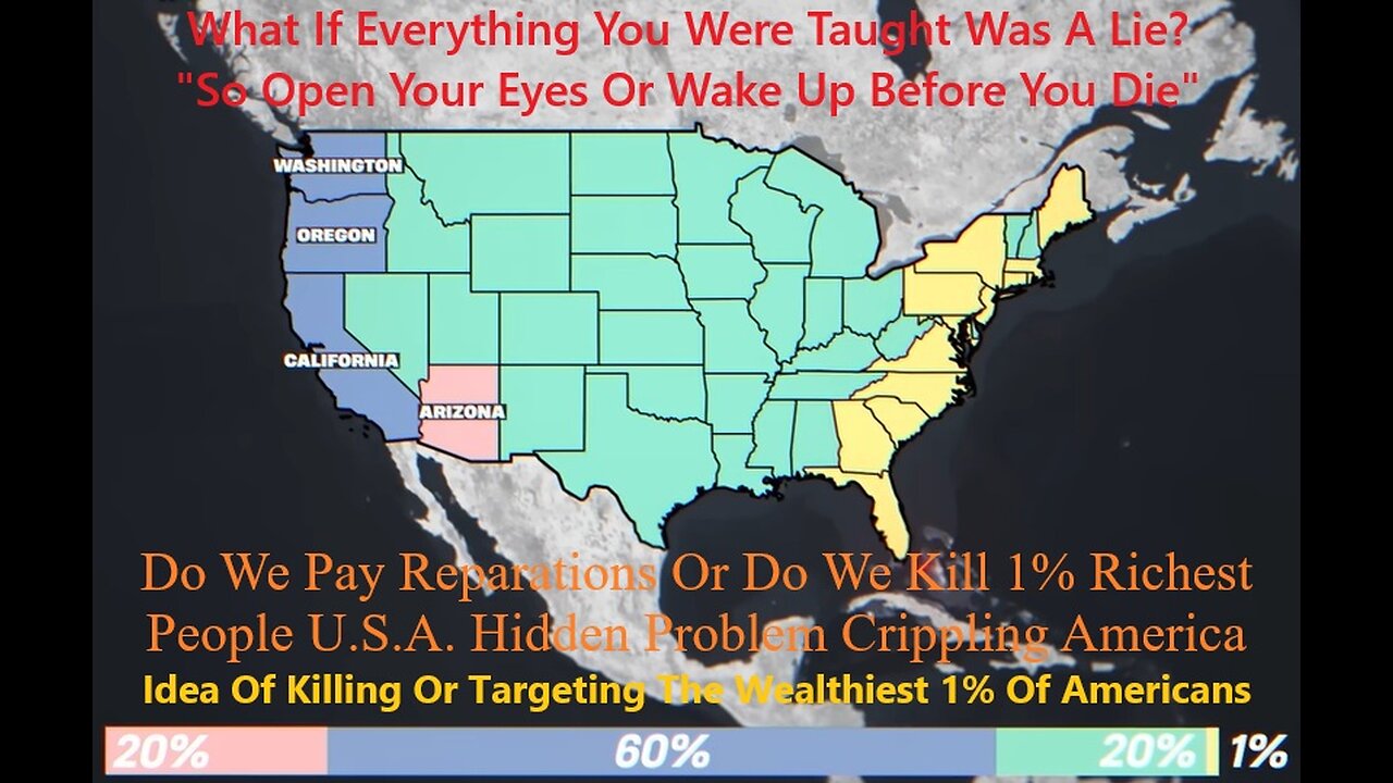 Do We Pay Reparations Or Do We Kill 1% Richest People In U.S.A. Hidden Problem Crippling America