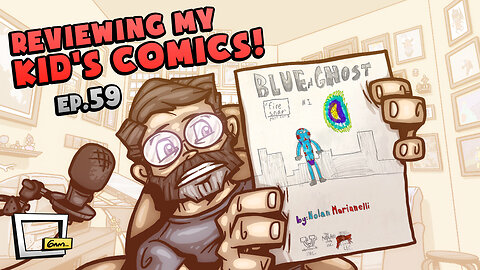 Reviewing my 9-Year-Old's Comics: Blue Ghost - Fire Snap Part I