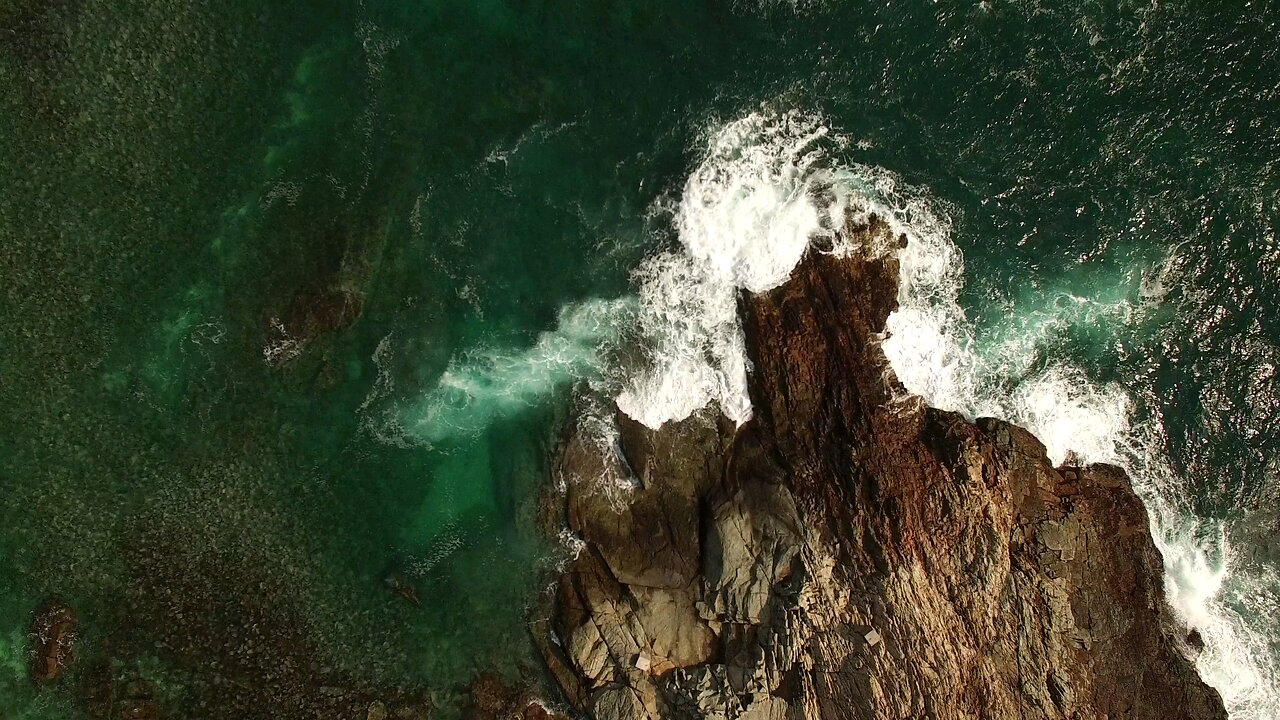 Bird's Eye View of a Cliff
