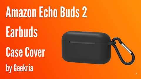 Amazon Echo Buds 2 Earbuds Case Cover | Geekria