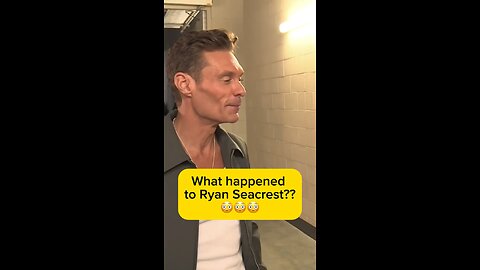 Ryan Seacrest with no Adrinochrome
