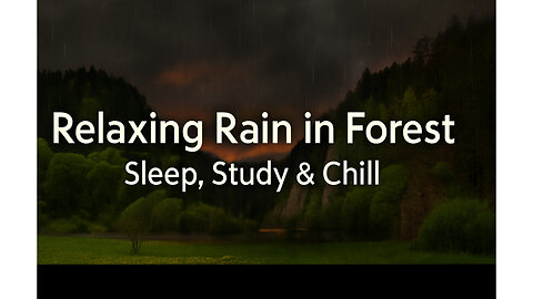 " Misty Rainforest Ambience for Deep Relaxation & peaceful Sleep"