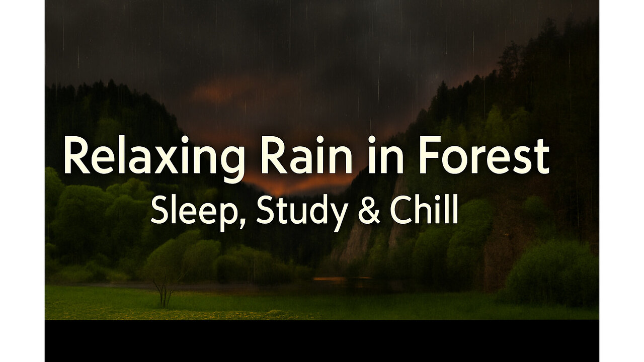" Misty Rainforest Ambience for Deep Relaxation & peaceful Sleep"