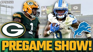 Packers vs Lions PREGAME SHOW! 5 Things You NEED to Know!