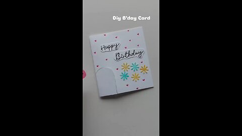 Easy Diy B'day Card 🎂🎂🥳🥳🎈🎈