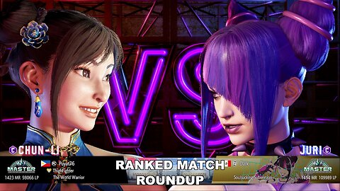 Kuya Kalbo SF6 Ranked Roundup. Chun Li Master Rank [Hori Fight Stick]