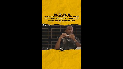 @therealnoreaga Lending money is one of the worst things you can ever do