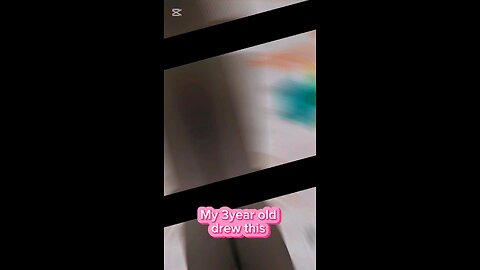 3 year old's funny drawing