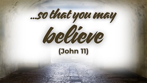 April 20, 2025 // …So That You May Believe // Easter Sunday