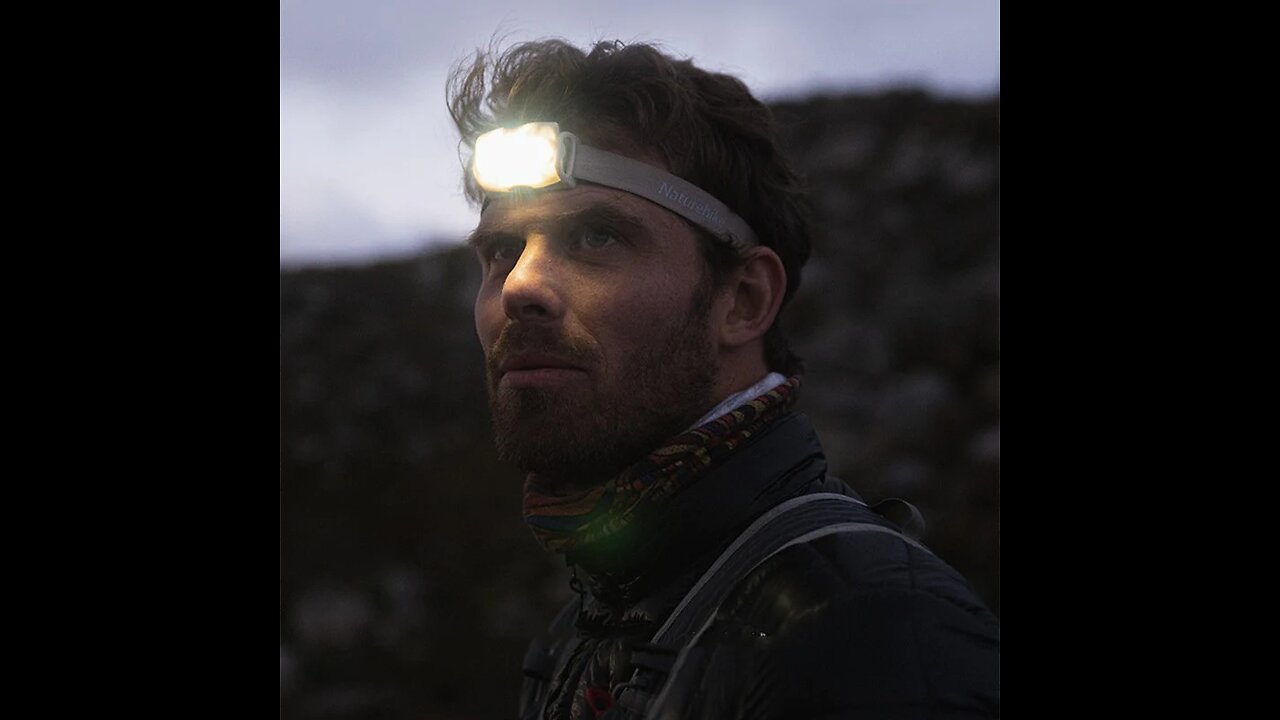 Rechargeable Waterproof Bright LED Headlamp, with Adjustable Angle & Brightness