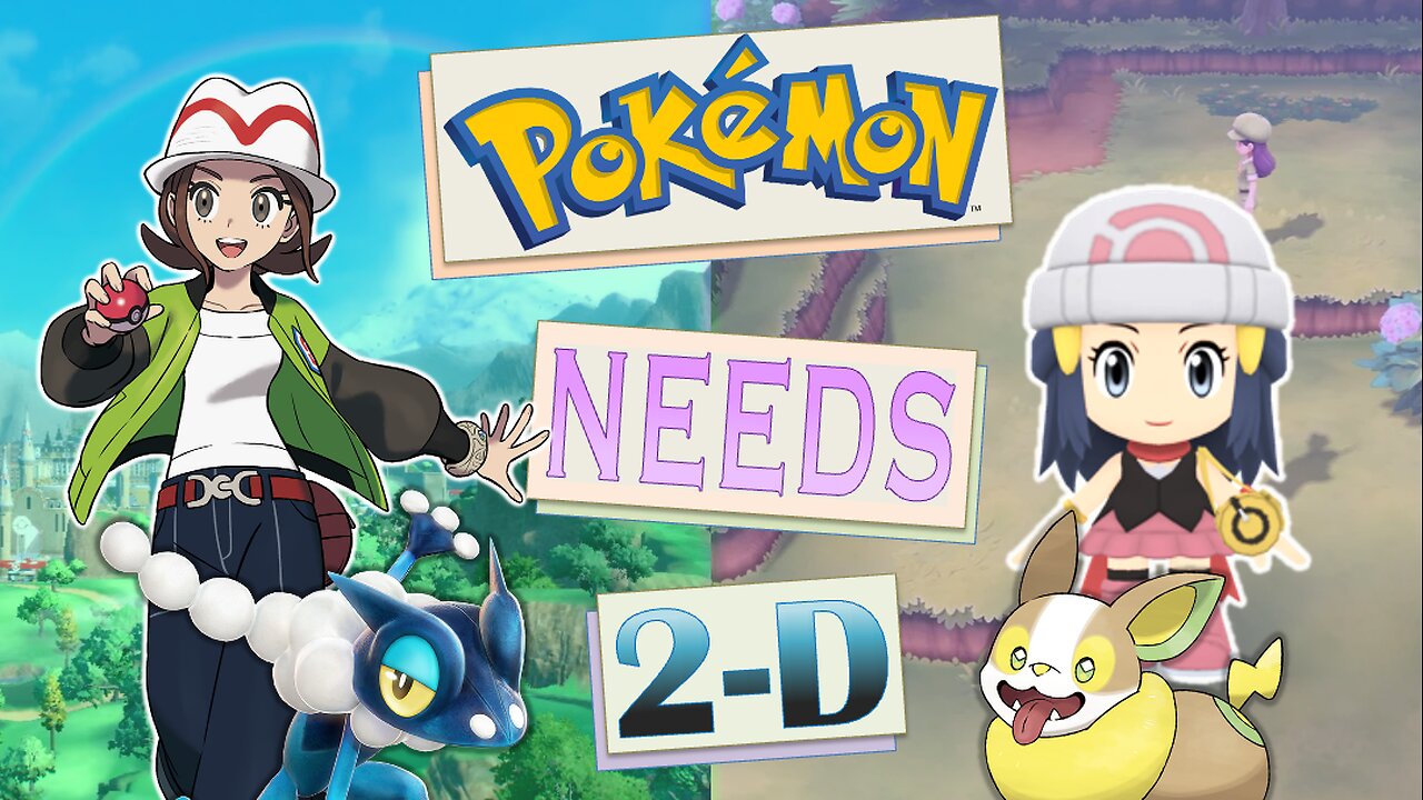 2-D Branded Pokémon Games Would Solve All Their Problems!