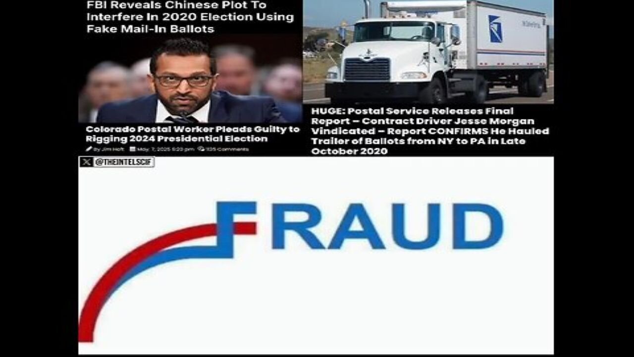 It’s official the 2020 election was stolen by the CCP working with the Democratic Party/CIA