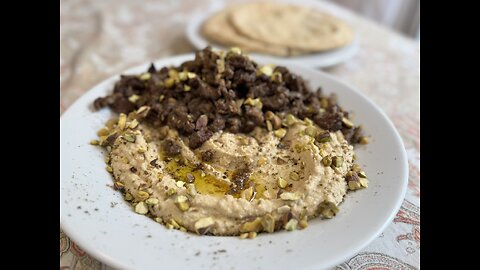 High Protein Hummus Bowl with Spiced Ribeye!