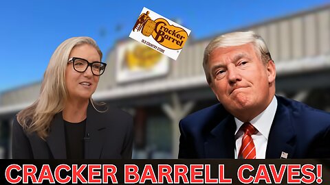 Cracker Barrel CAVES After Trump BLASTS Woke Rebrand!