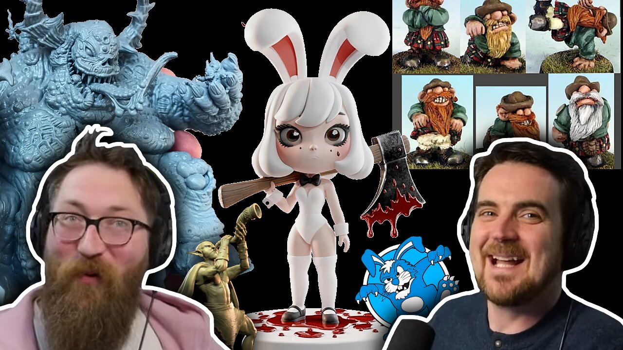 Kickstarter Miniatures 51 - Tom and Ben