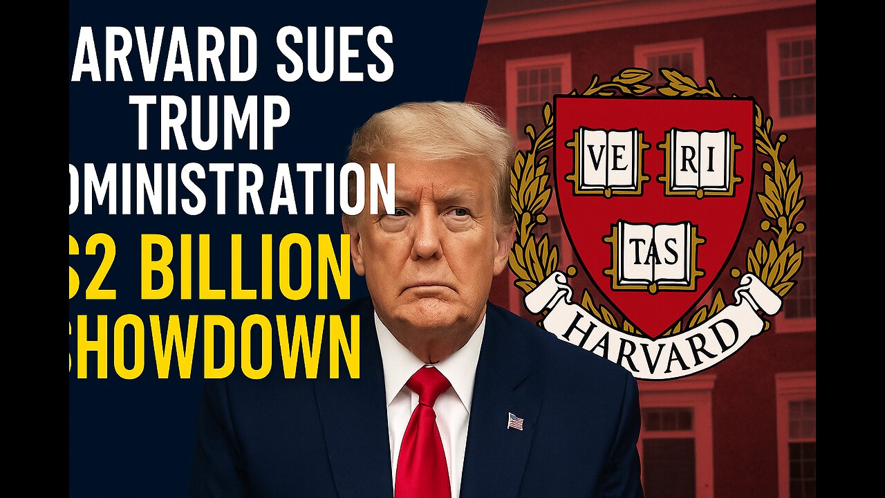 Harvard sues Trump administration to stop the freeze of more than $2 billion in grants