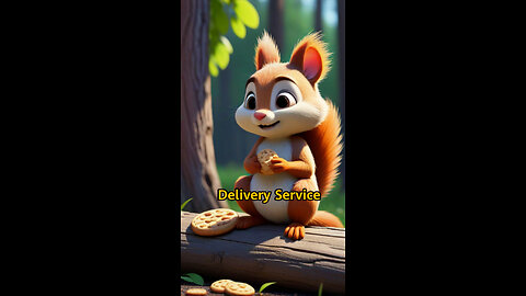 Squirrels vs. Food Delivery: An Animated Adventure