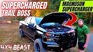 Supercharged Silverado Trail Boss Lifted 35s & Steelcraft Bumper