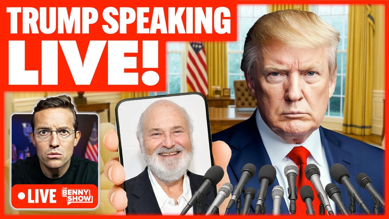 Trump Speaking LIVE Right Now on MURDER of Rob Reiner, College Republican Leader SHOT | FBI Manhunt…