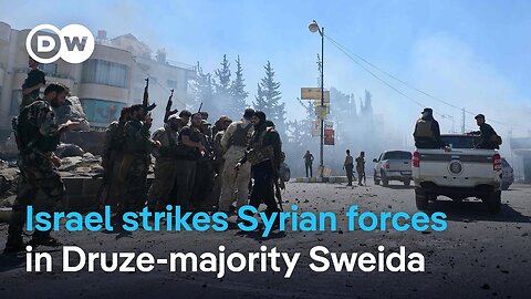 What is Israel trying to achieve by bombing Syrian forces in Sweida? | DW News