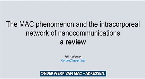 THE MAC ADDRESS PHENOMENON 📶 AND THE INTRACORPOREAL NETWORK OF NANOCOMMUNICATIONS