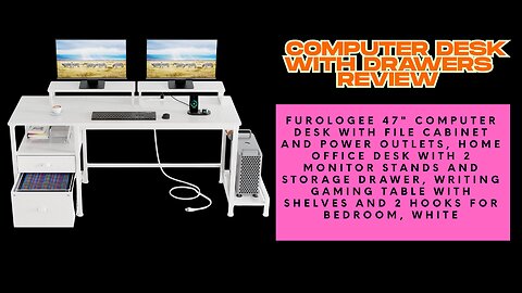 computer desk with drawers Review | Amazon review