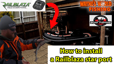 How to install a railblaza starport and fishing in Essex on a SIB