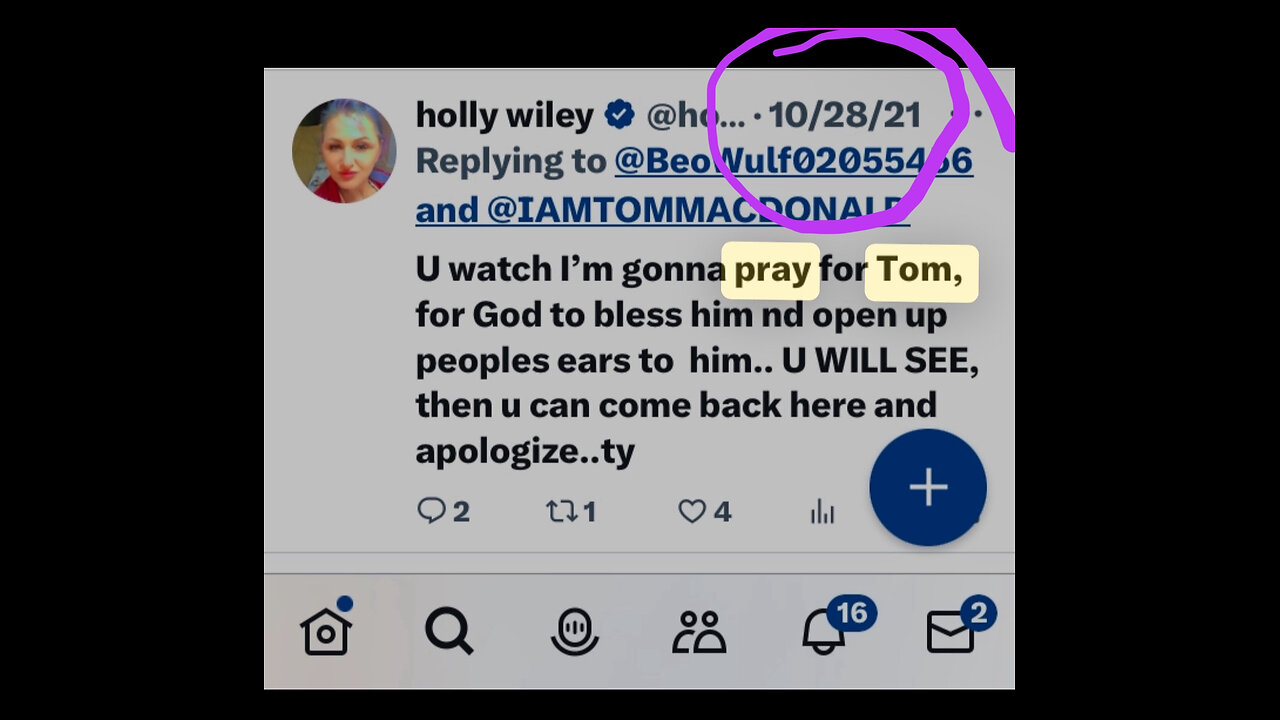Answered prayer for Tom MacDonald