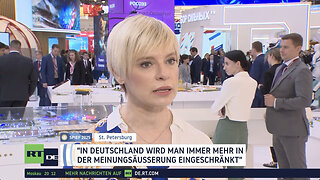 Politikerin bei SPIEF 2025: "In Deutschland wird man immer mehr der Meinungsäußerung eingeschränkt"