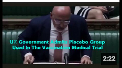 "UK Government Confirms Use of Placebo Group in Vaccination Trials"