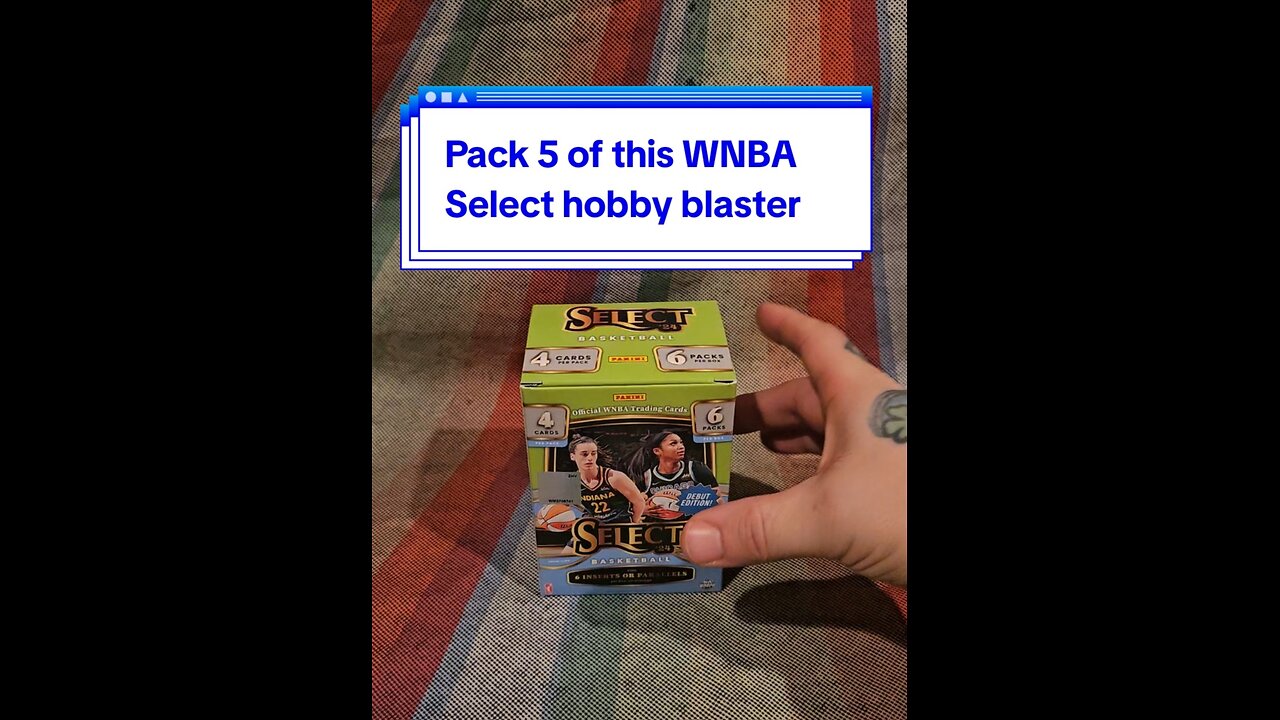 Pack 5 of this WNBA Select hobby blaster