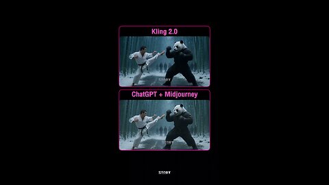 🐼👊 Fighting Scene by Kling 2.0