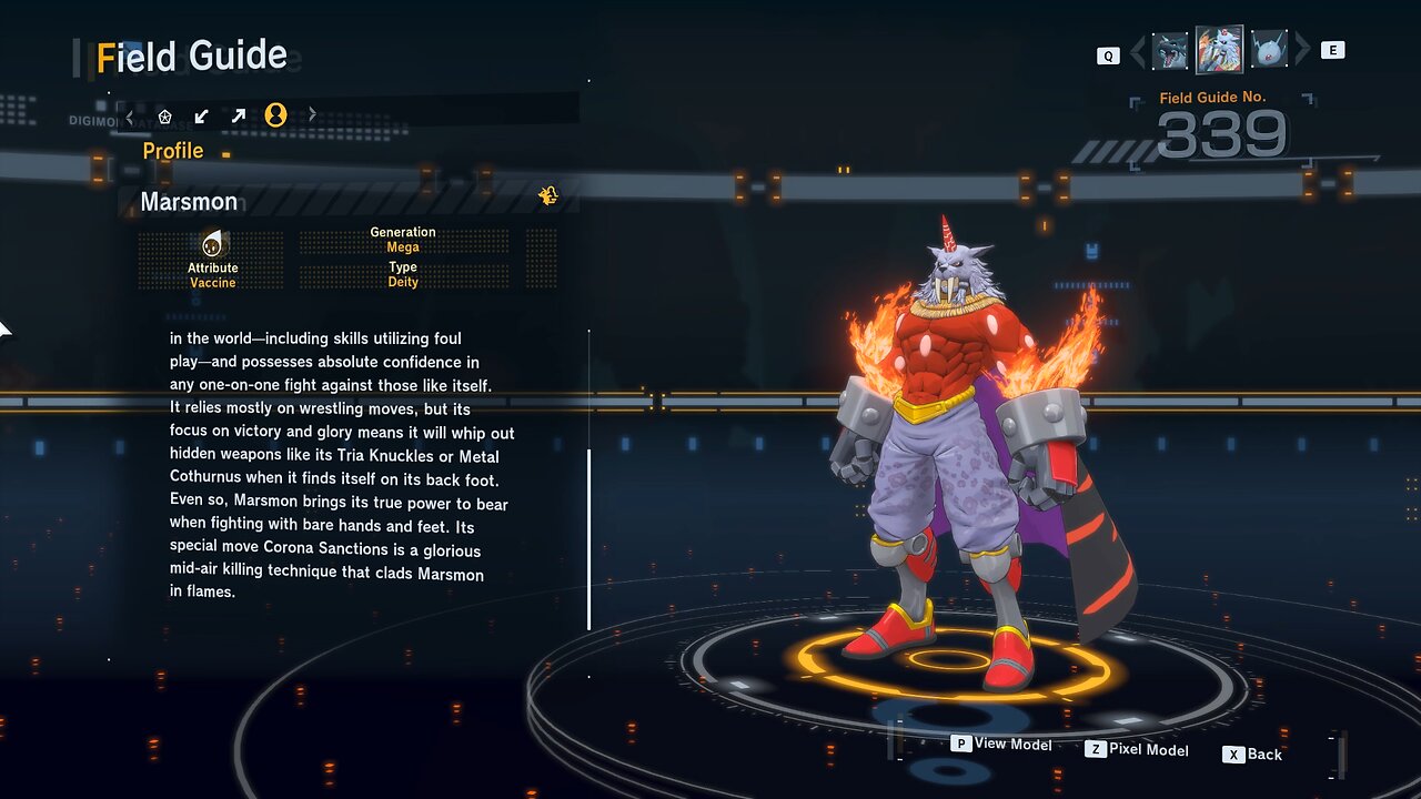 marsmon all digivolution/de-digivolution/profile Digimon Story Time Stranger