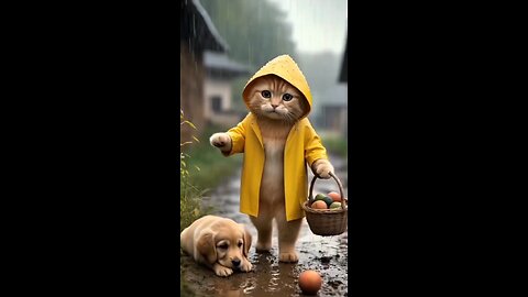 Cat and Dog Love Story