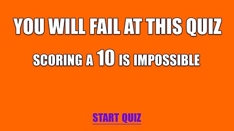 Mixed Trivia Quiz