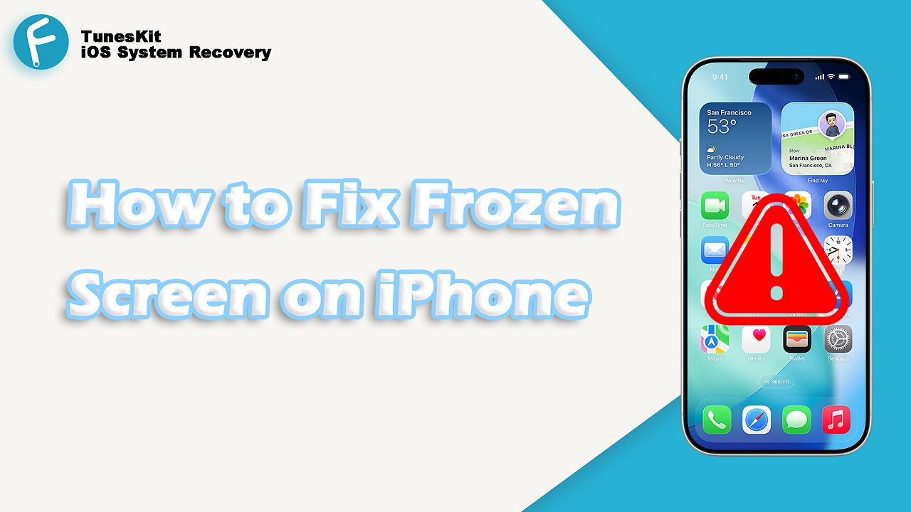 How to Fix Frozen Screen on iPhone | Best iOS System Repair Tool