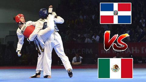 Victoria Heredia 🇲🇽 vs Daysi Monte de Oca 🇩🇴 en taekwondo por el oro🥇 |Juegos Centroamericanos 2014|